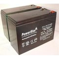 Powerstar PowerStar PS12-10-2Pack-08 2 Pack Battery Fullriver 12V 10Ah & 20Hr Replacement PS12-10-2Pack-08